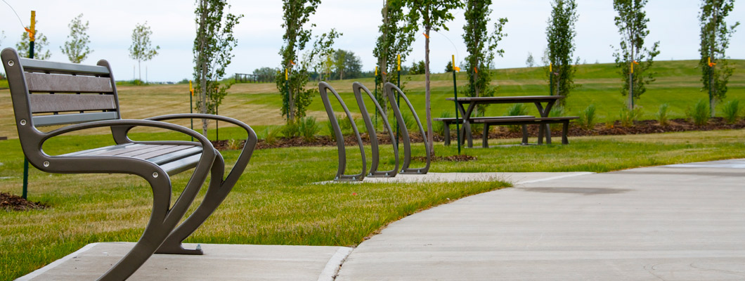 TENAJ Bench and Bike Racks